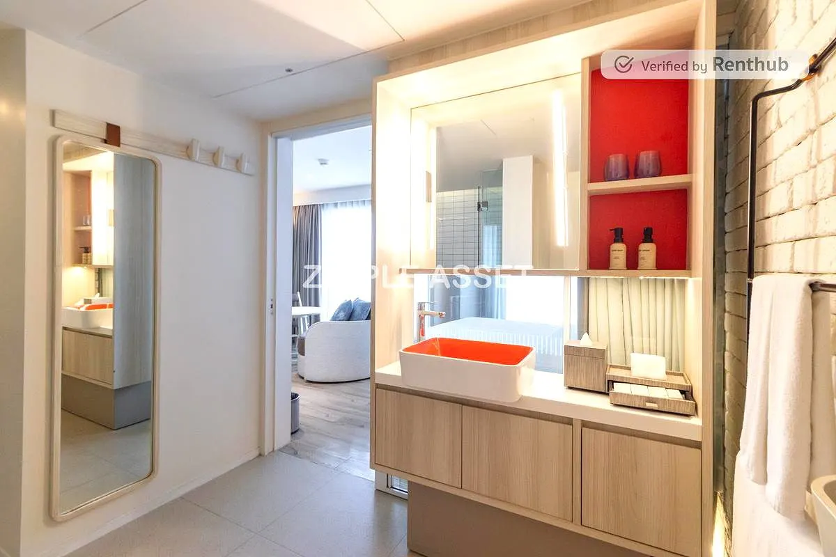 รูปภาพ เซอร์วิสอพาร์ทเมนท์Pet-Friendly ใจกลางสีลม/สาทร พร้อมสิ่งอำนวยความสะดวกและบริการระดับโรงแรม  | อพาร์ทเม้นท์ หอพัก ที่พัก ห้องพัก - รูปที่ 32/71